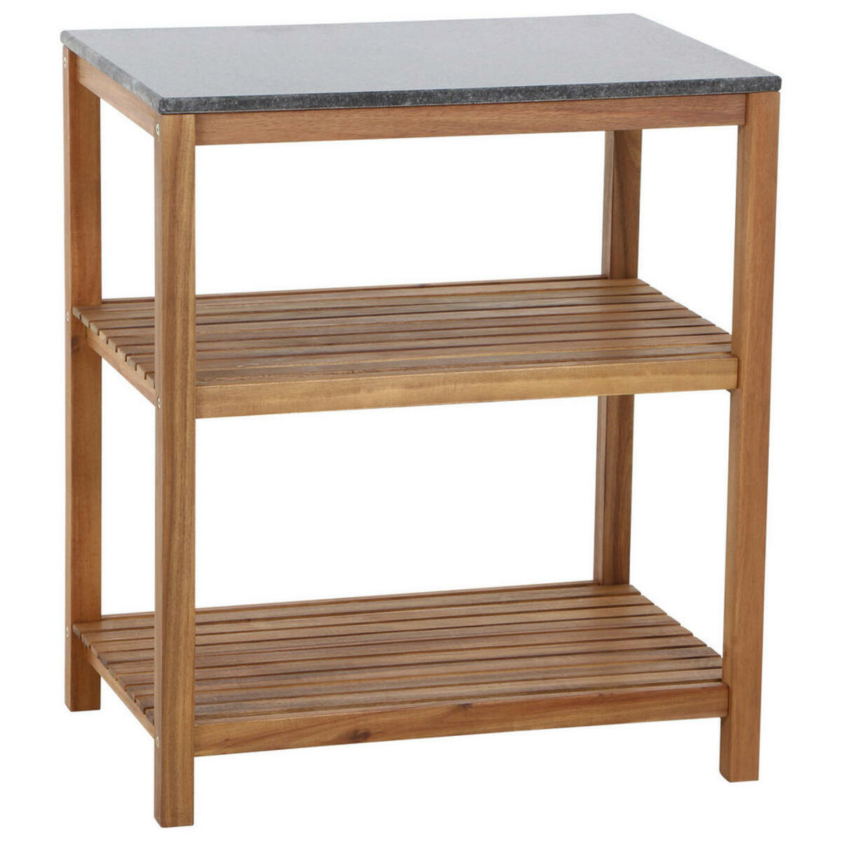 Bild 1 von Siena Garden Outdoorküche, Schwarz, Akazie, Holz, Stein, Akazie, einzeln stellbar, 75x87x52 cm, FSC 100%, Gartenzubehör, Gartenkommoden & -regale