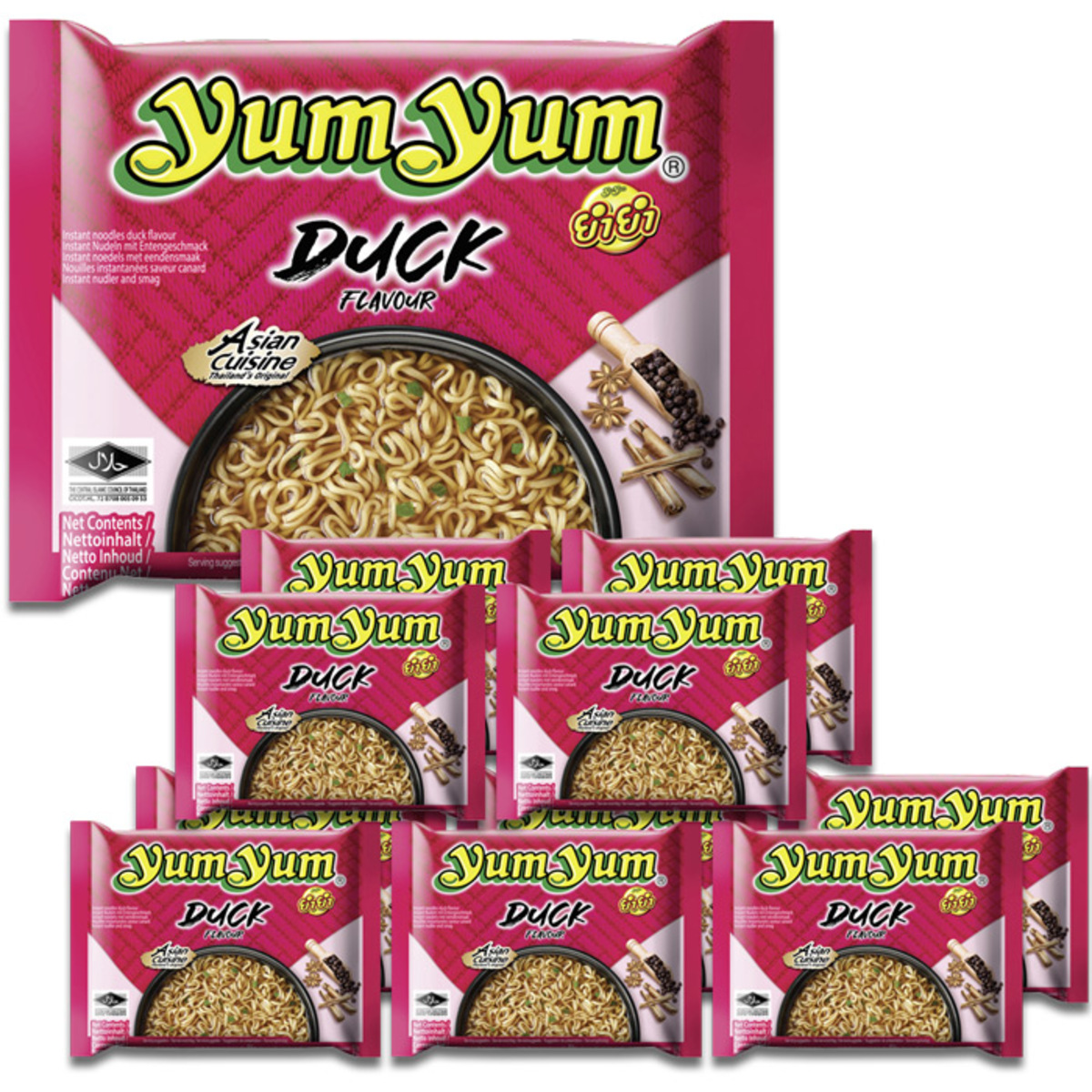 Bild 1 von Yum Yum Instantnudeln Ente 10x60G