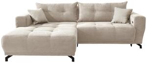 Wohnlandschaft Restato Beige Cord, Beige