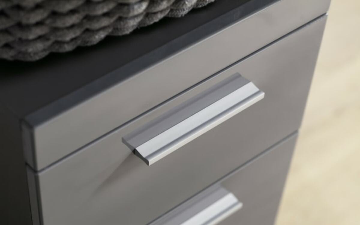 Bild 3 von Trendteam - Hochschrank Amanda, dunkelgrau hochglanz