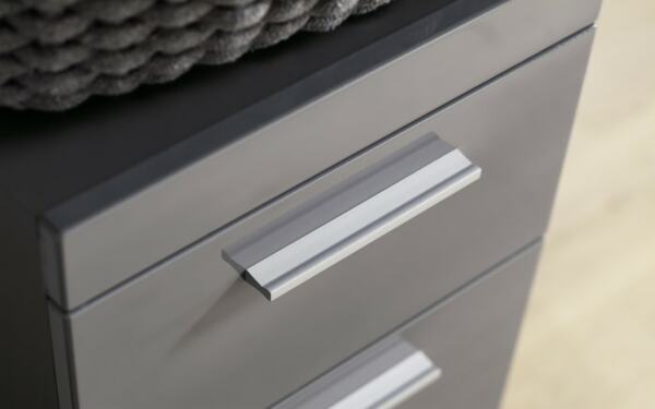 Bild 3 von Trendteam - Hochschrank Amanda, dunkelgrau hochglanz