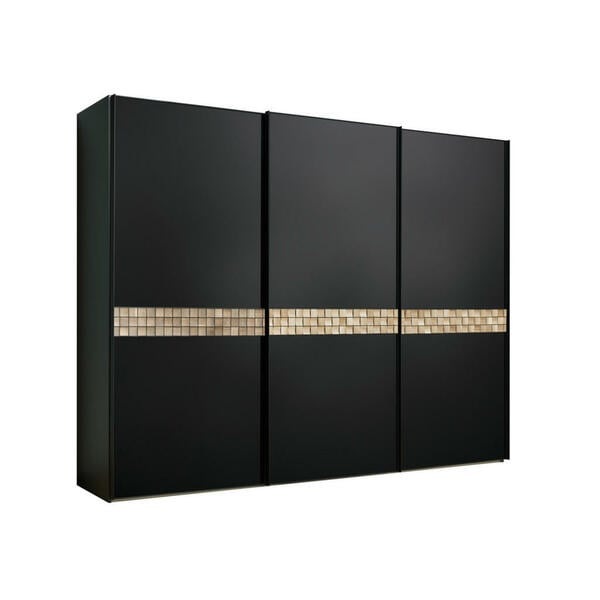 Bild 1 von Dieter Knoll Schwebetürenschrank, Anthrazit, Schwarz, Eiche, Holzwerkstoff, Eiche, massiv, 6 Fächer, 280x222x68 cm, Blauer Engel, Goldenes M, BQ - Bündnis für Qualität, Made in Germany, Dgm, DGM