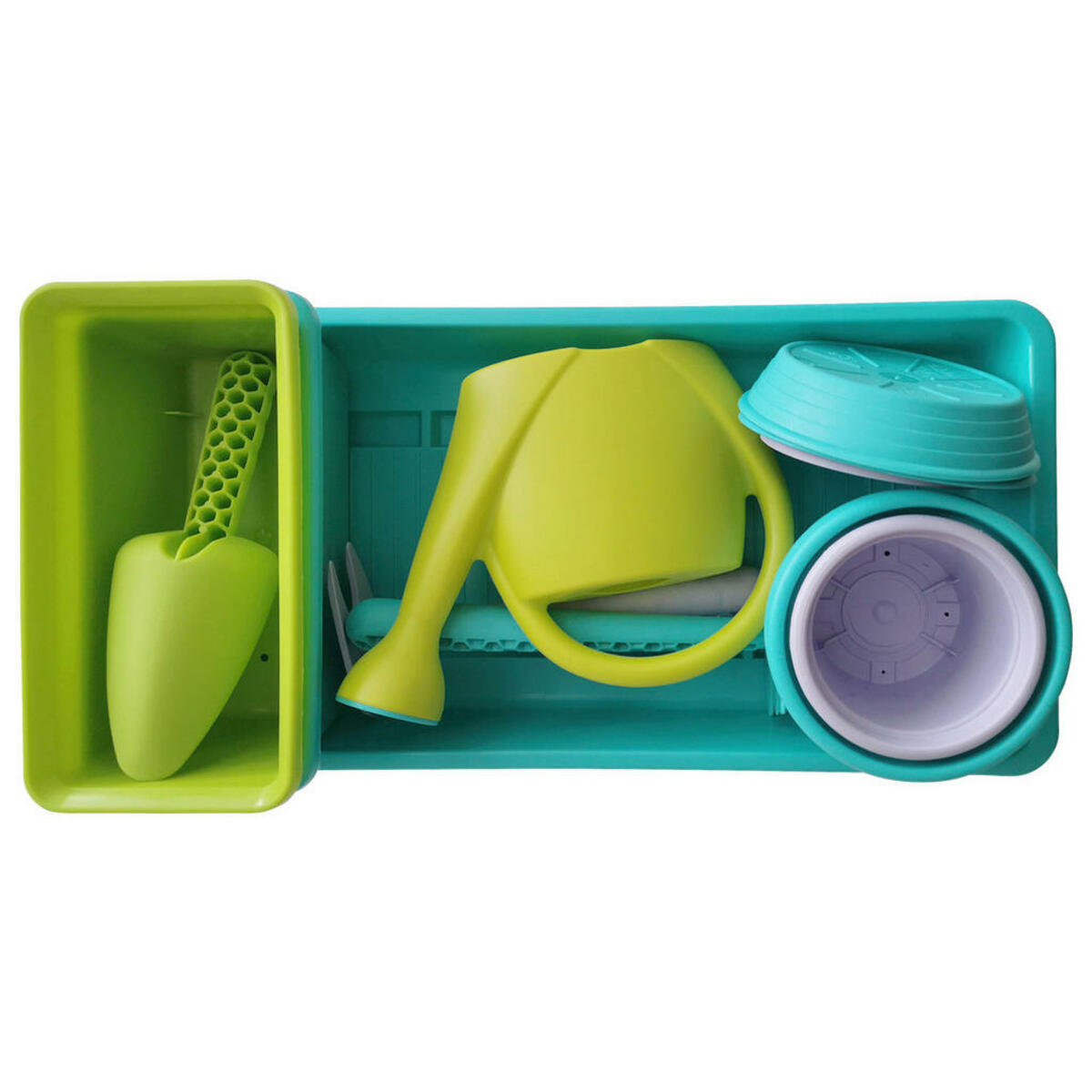 Bild 1 von Kinder-Gartenset, Mehrfarbig, Kunststoff, 24-teilig, 21.5x14.5x41 cm, EN 71, CE, Gartenmöbel, Kinder-Gartenmöbel