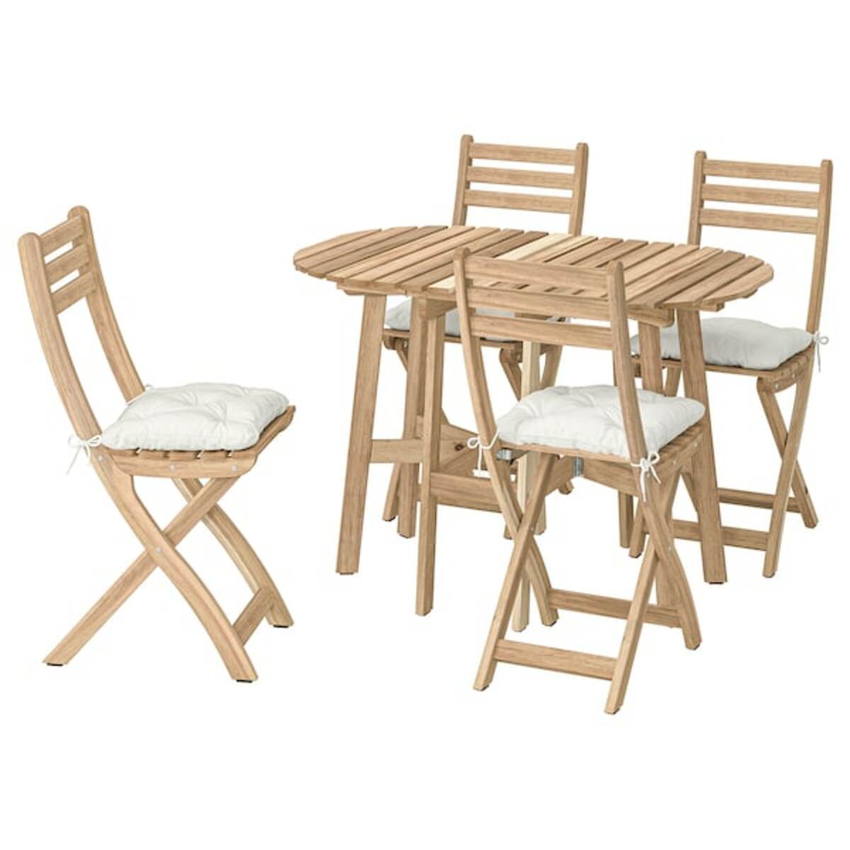 Bild 1 von ASKHOLMEN  Klapptisch+4 Klappstühle/außen