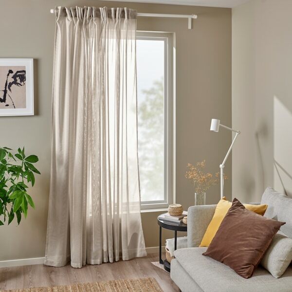 Bild 2 von ÄNGSFRYLE  Gardinenstore, 1 Schal, beige 300x300 cm