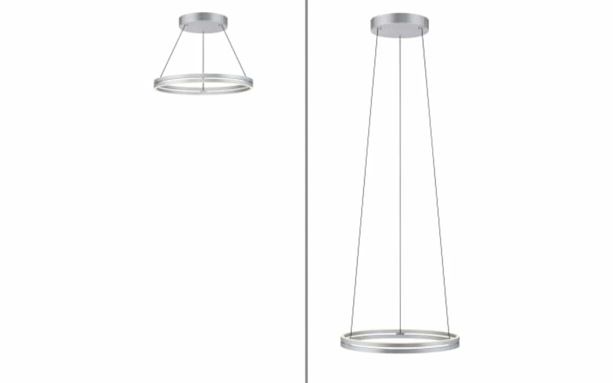 Bild 2 von LED-Pendelleuchte Pure E-Clipse, aluminiumfarbig, 240 cm