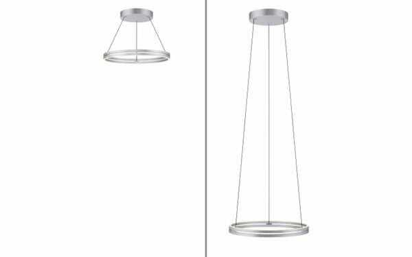 Bild 2 von LED-Pendelleuchte Pure E-Clipse, aluminiumfarbig, 240 cm