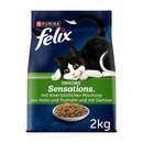 Bild 1 von FELIX Inhome Sensations für Hauskatzen Huhn & Gemüse 4x2kg
