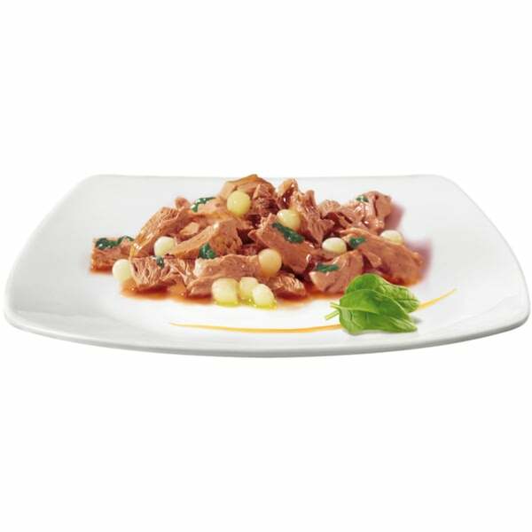 Bild 3 von GOURMET A la Carte mit Huhn, Spinat und Pasta-Perlen 26x85g
