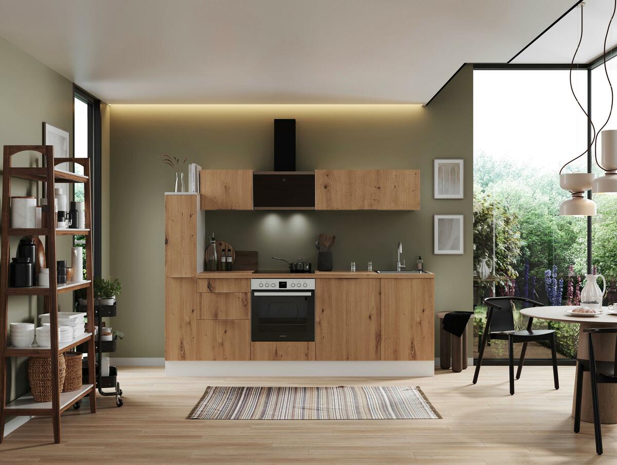 Bild 1 von KÜCHENBLOCK ELISABETH, Weiß, Eiche Artisan