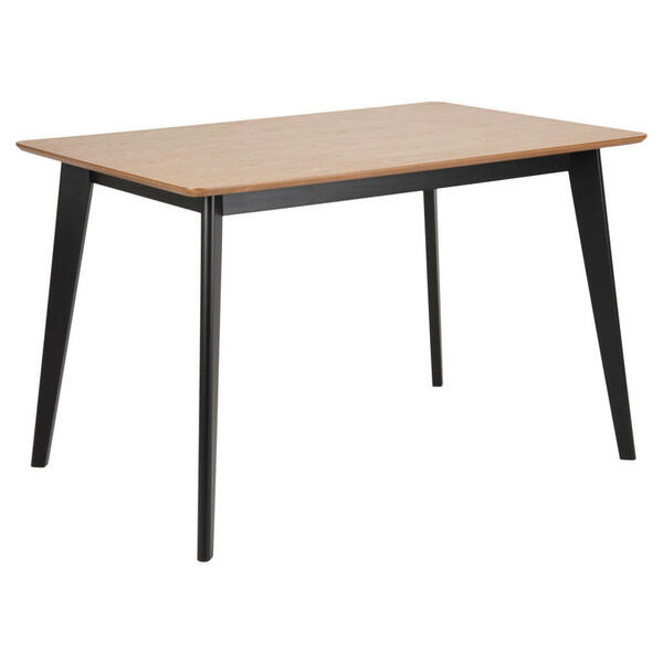 Bild 1 von Livetastic Esstisch, Schwarz, Eiche, Holzwerkstoff, rechteckig, 80x76x120 cm, Esszimmer, Tische, Esstische