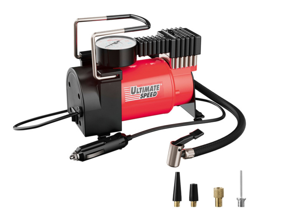 Bild 1 von ULTIMATE SPEED® Mini-Kompressor »UMK 10 C2«, inkl. 4 Adaptern