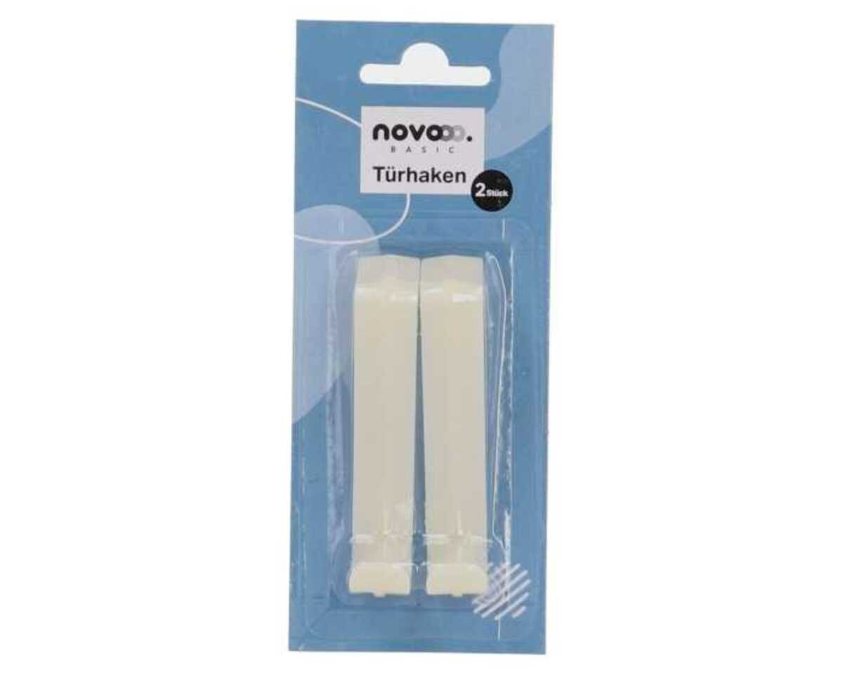 Bild 1 von Türhaken 2er novooo, weiß, Kunststoff