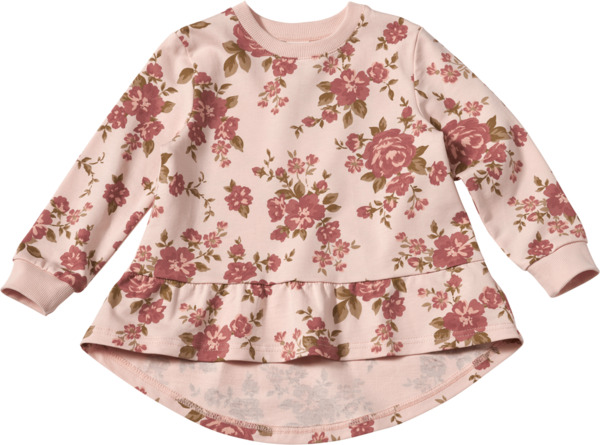 Bild 1 von ALANA Sweatshirt mit Rosen-Muster, rosa, Gr. 92