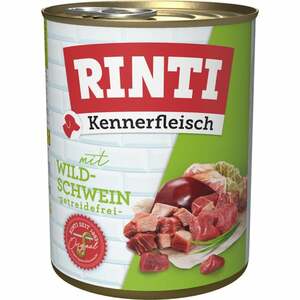 Rinti Kennerfleisch mit Wildschwein 12x800g