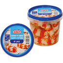 Bild 1 von Surimi-Garnelen-Imitat  aus Fischmuskeleiweiß geformt, in La...