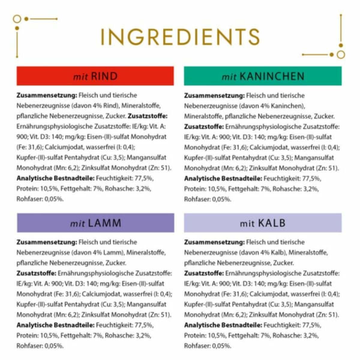 Bild 4 von GOURMET Gold Feine Pastete Mixpaket 96x85g