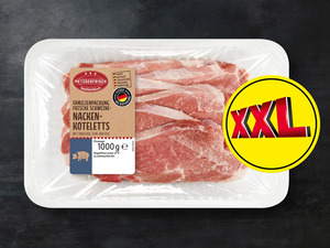 Metzgerfrisch Frische Schweine-Nackenkoteletts XXL, 
         1 kg