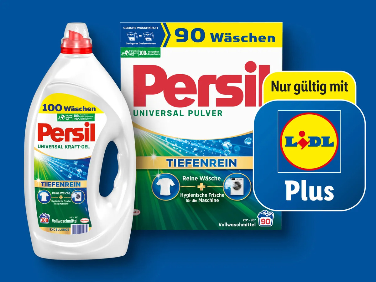 Bild 1 von Persil Waschmittel 100/90/76 Wäschen, 
         4,5 l/5,4 kg/76 Stück