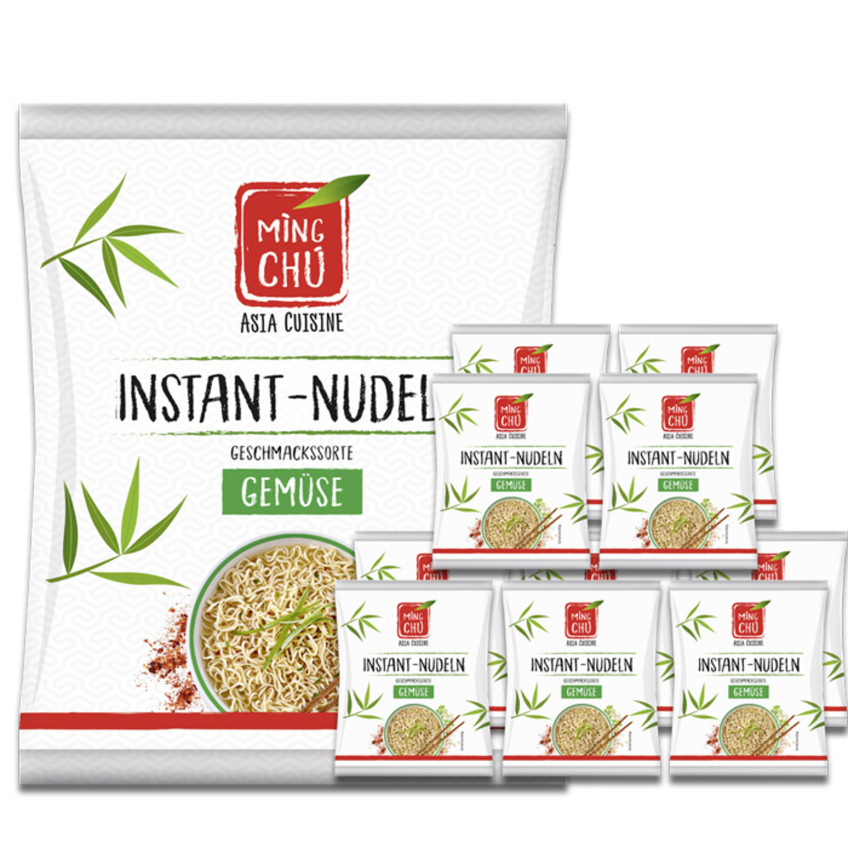 Bild 1 von Ming Chu Instantnudeln Gemüse 10x60G