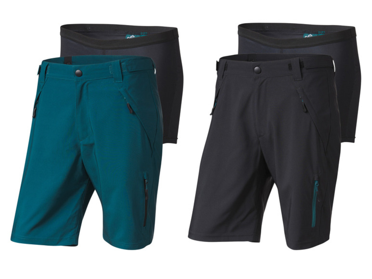 Bild 1 von CRIVIT Herren 2-in-1-Funktionsshorts mit Sitzpolster