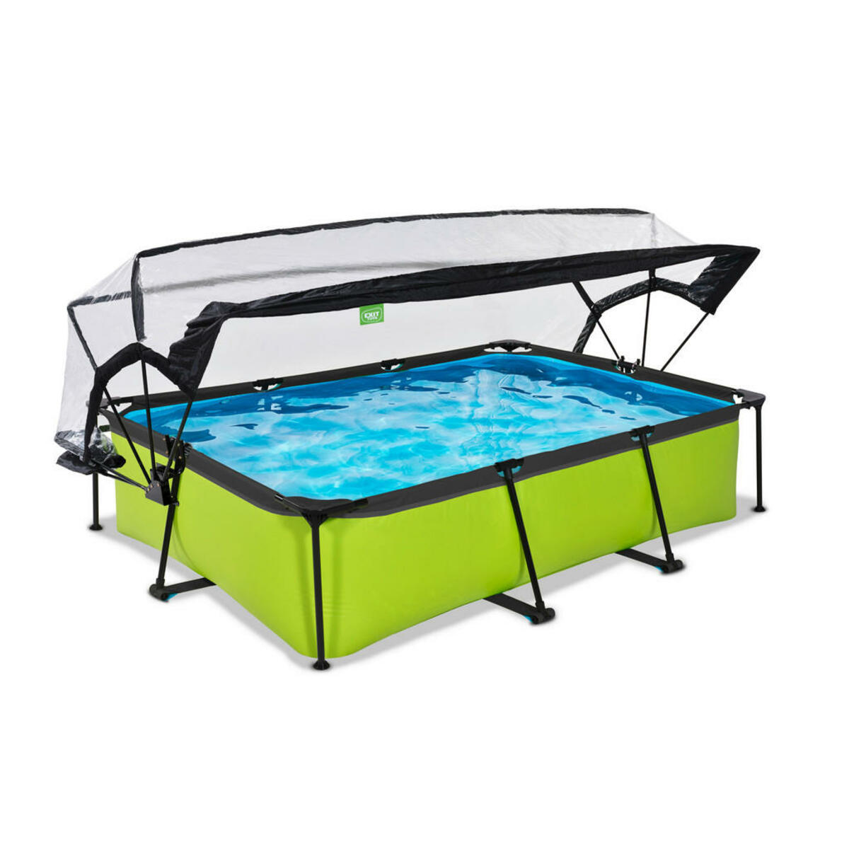 Bild 1 von Exit Pool-Set, Grün, Kunststoff, Uni, 200x65x300 cm, Freizeit, Pools und Wasserspaß, Pools, Aufstellpools