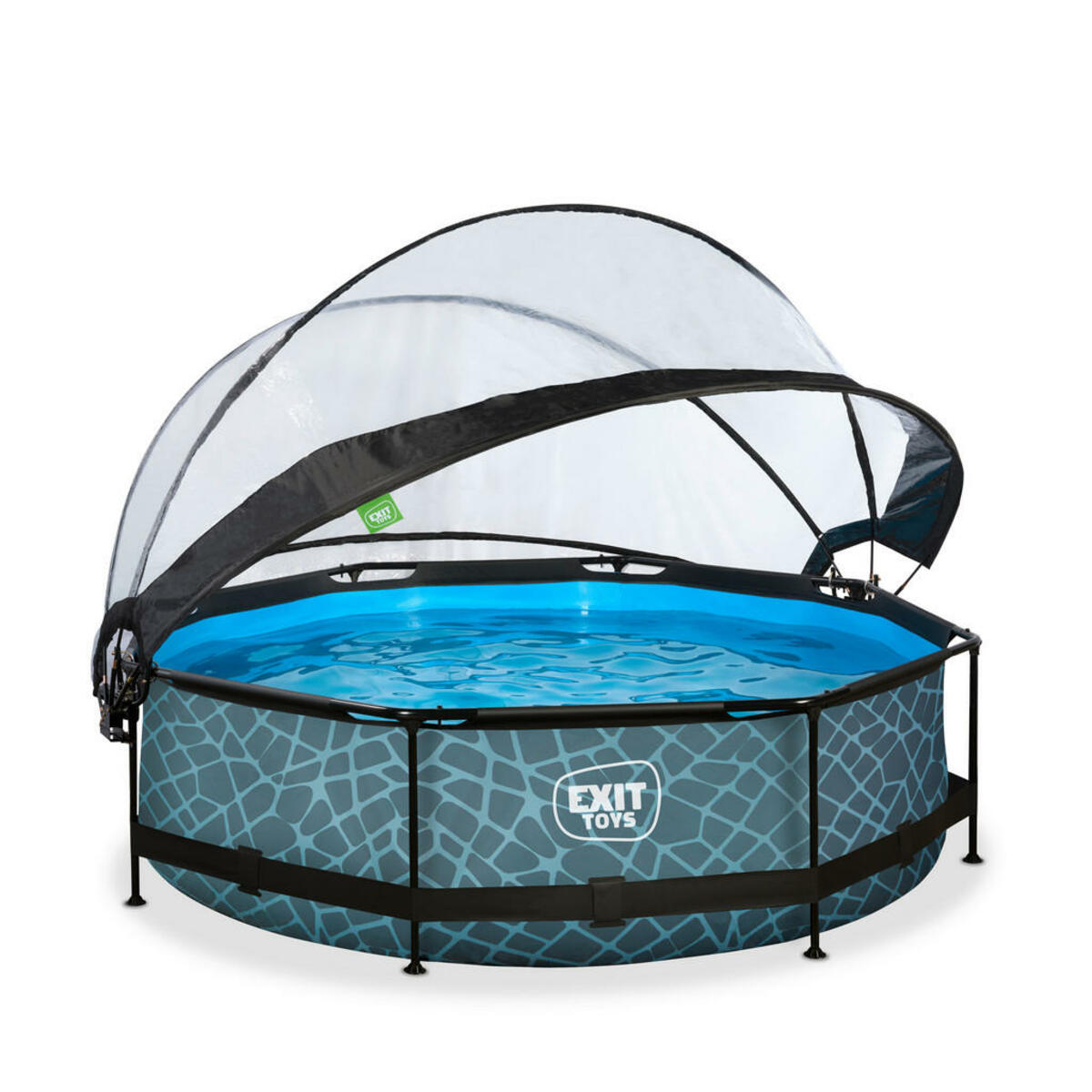 Bild 1 von Exit Pool-Set, Grau, Kunststoff, Steinoptik, 76 cm, CE, Freizeit, Pools und Wasserspaß, Pools, Aufstellpools
