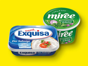 Exquisa/Miree Frischkäse, 
         150/200 g