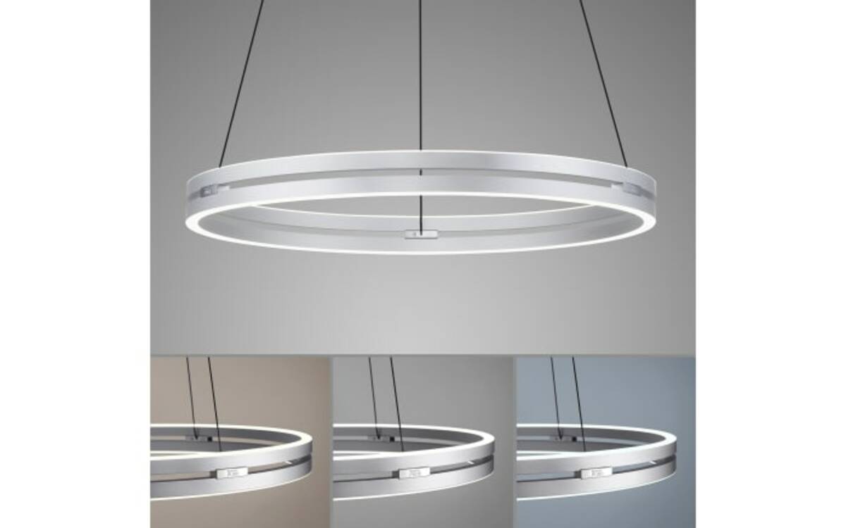 Bild 4 von LED-Pendelleuchte Pure E-Clipse, aluminiumfarbig, 240 cm