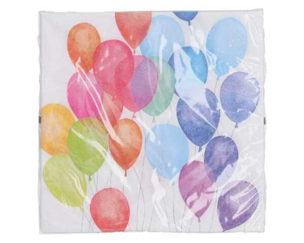 Bild 1 von Servietten 20er 33x33cm Luftballons