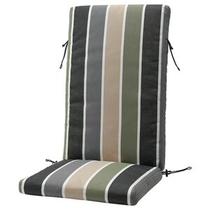 FRÖSÖN  Rücken- und Sitzkissenbezug, für draußen/bunt Streifen 116x45 cm