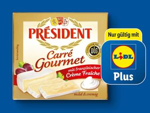 President Carré Gourmet/Snack, 
         200/180 g