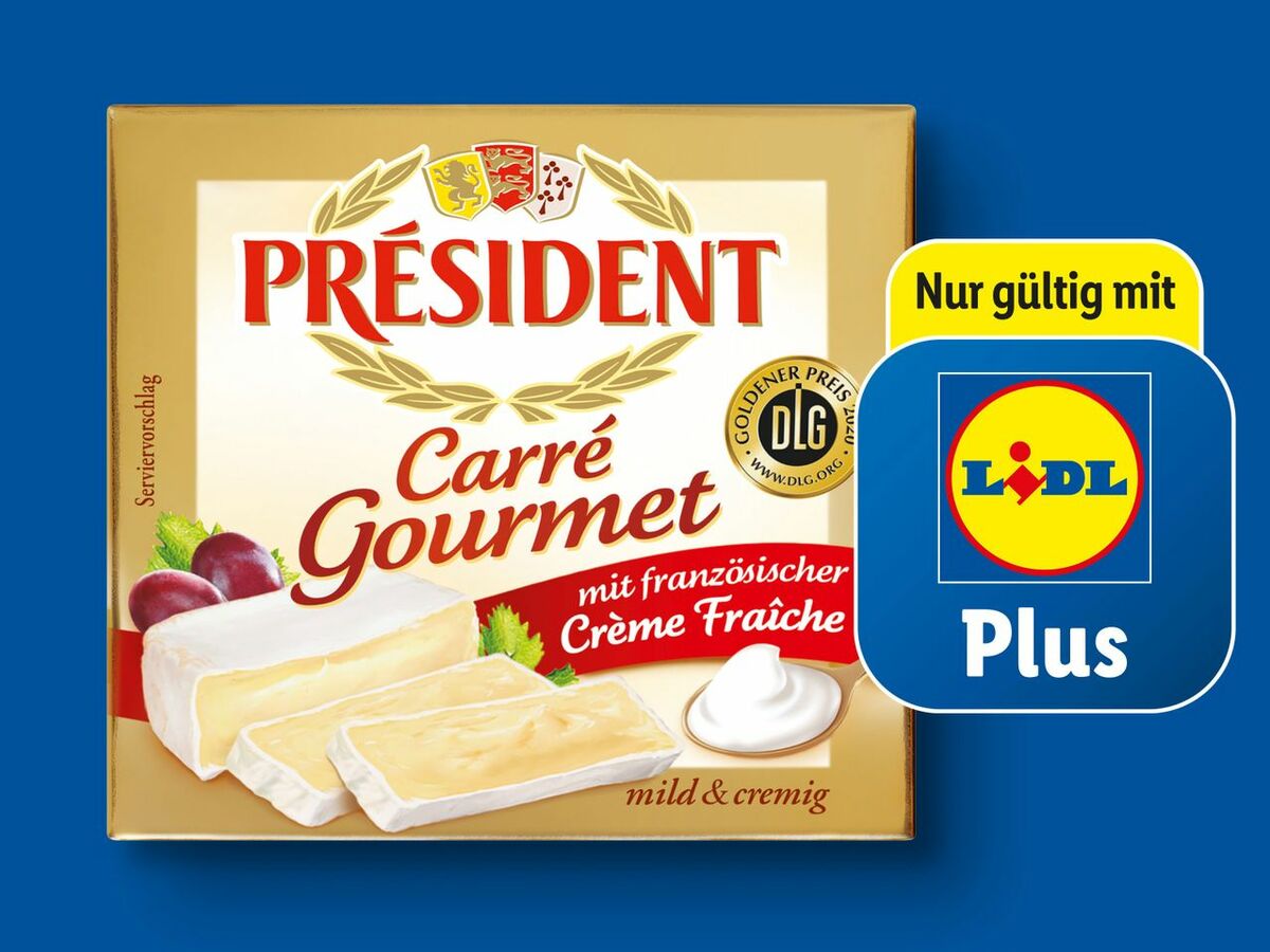 Bild 1 von President Carré Gourmet/Snack, 
         200/180 g