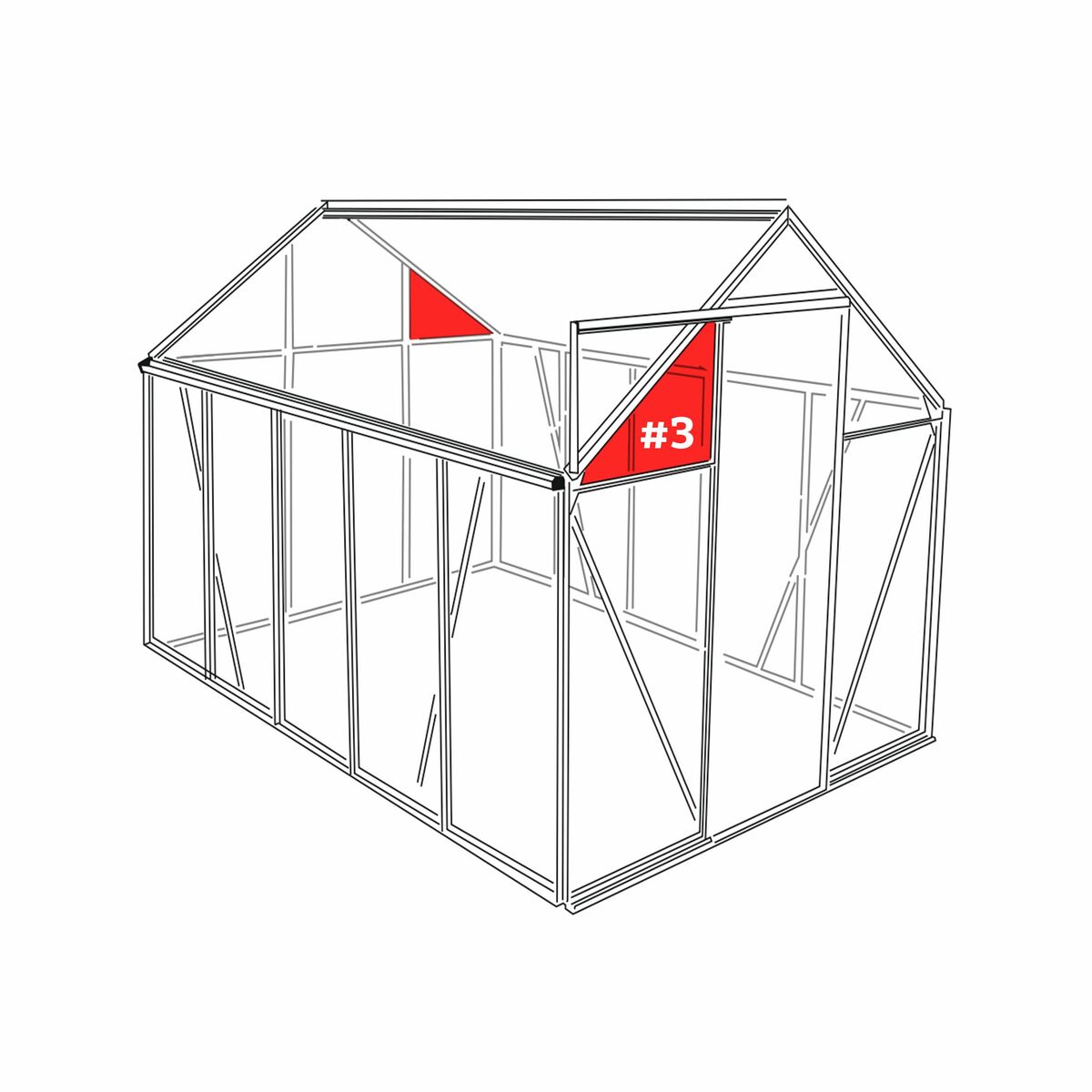Bild 1 von Hohlkammerstegplatte #3 60,5 x 45 cm