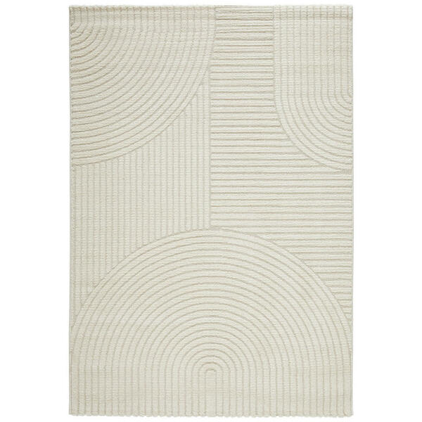 Bild 1 von Novel Webteppich, Creme, Textil, Struktur, rechteckig, 80x150 cm, ISO 9001, Bsci, Oeko-Tex® Standard 100, für Fußbodenheizung geeignet, in verschiedenen Größen erhältlich, leicht zusammenrollba