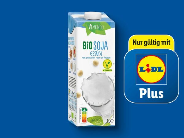 Bild 1 von Vemondo Bio Soja Getränk Gesüßt, 
         1 l