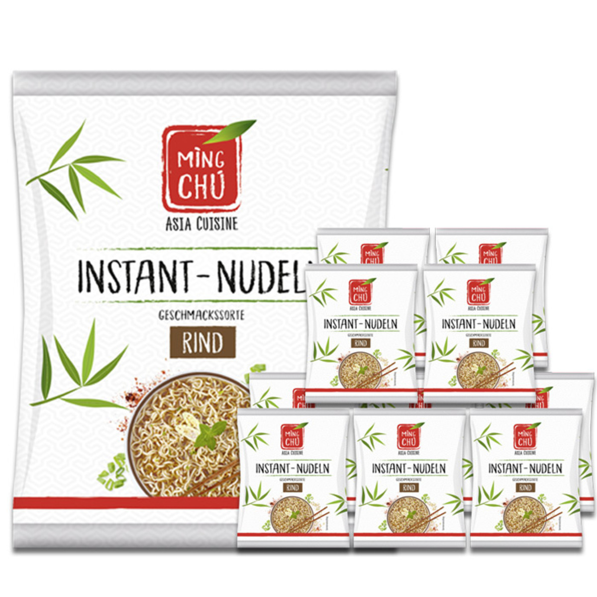 Bild 1 von Ming Chu Instant-Nudeln Rind 10x60G