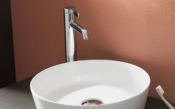 Bild 3 von Aufsatzwaschtisch Vialli, weiß, inkl. Permanentablauf