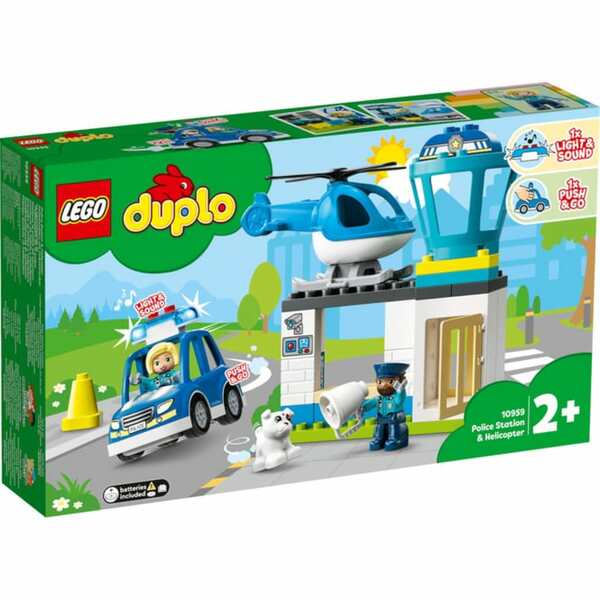 Bild 1 von LEGO® DUPLO® Town 10959 - Polizeistation mit Hubschrauber