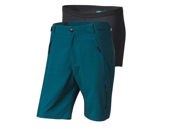 Bild 2 von CRIVIT Herren 2-in-1-Funktionsshorts mit Sitzpolster
