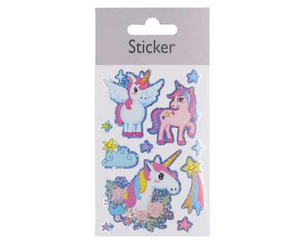 Bild 1 von Sticker Glitzer Einhorn