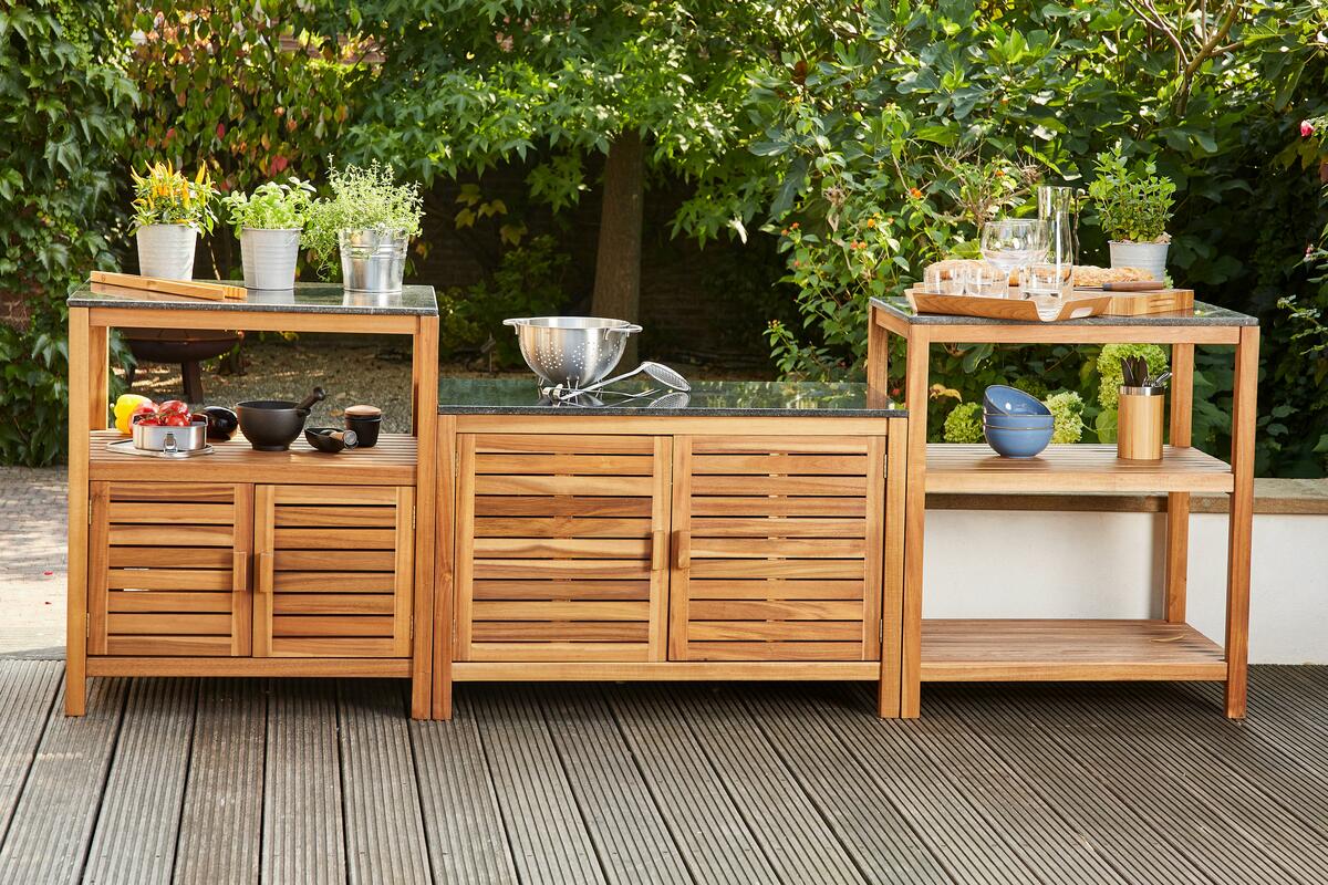 Bild 1 von OUTDOORKÜCHE M28060, Akaziefarben