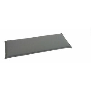 Bankauflage, Anthrazit, Textil, Uni, Füllung: Schaumstoff, Vlies, 115x6x48 cm, Outdoor-Kissen, Outdoor-Sitzkissen