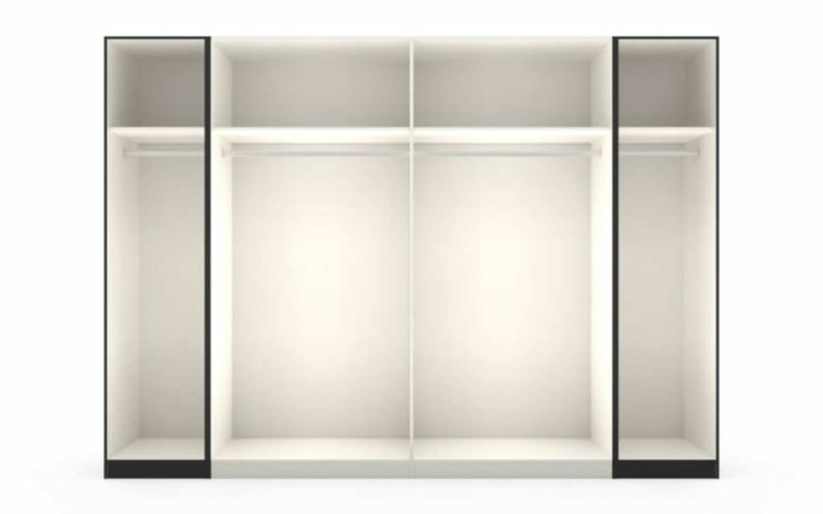 Bild 3 von MCA furniture - Schwebe- und Drehtürenschrank Luzern, anthrazit matt, 305 x 222 cm