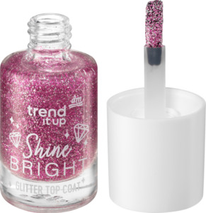 trend !t up Glitter Top Coat Nagellack Shine Bright 020 Promo
