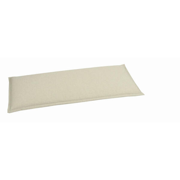Bild 1 von Bankauflage, Natur, Textil, Füllung: Schaumstoff, Vlies, 115x6x48 cm, weich, Outdoor-Kissen, Outdoor-Sitzkissen