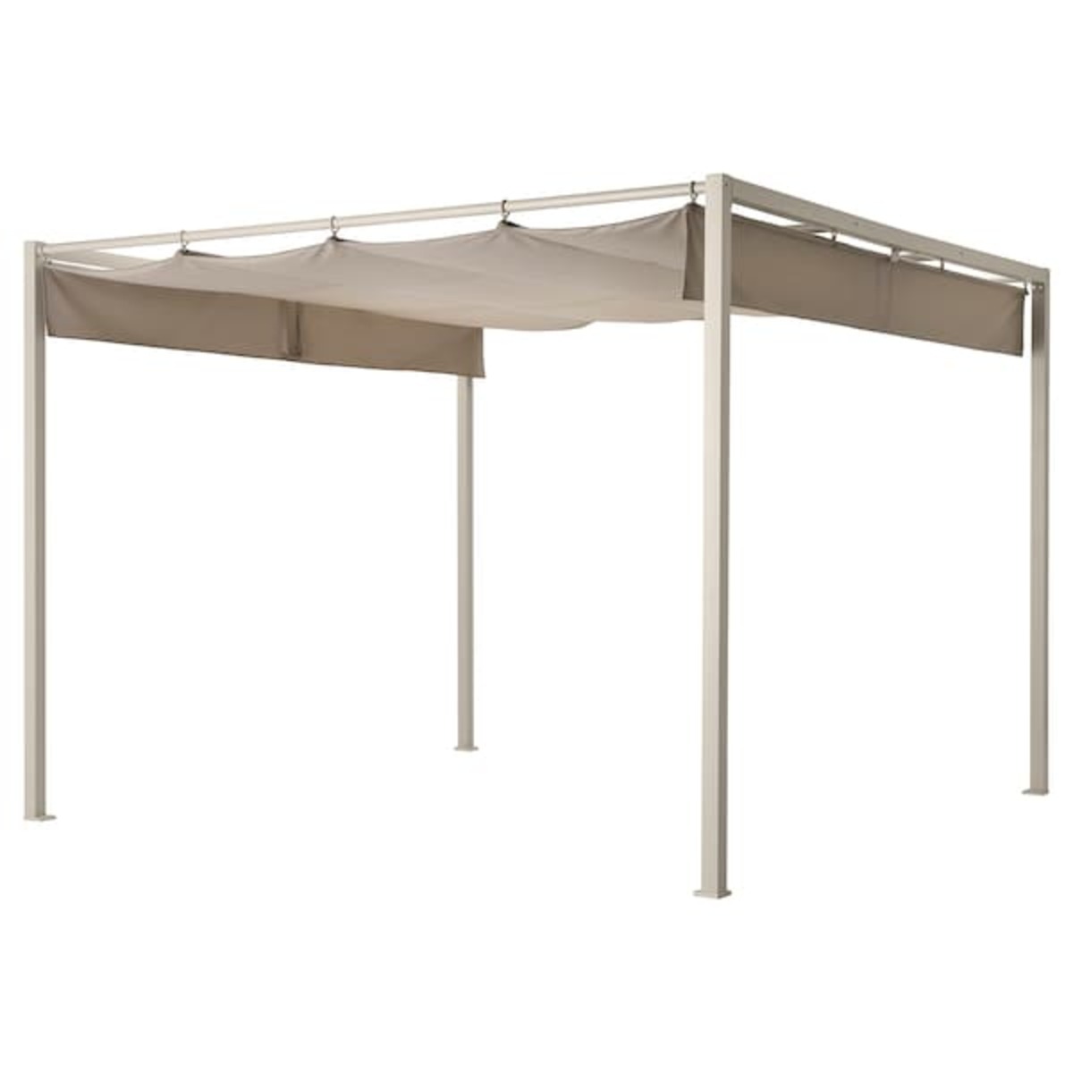Bild 2 von HAMMARÖN  Baldachin für Pergola, dunkel graubeige 300x300 cm