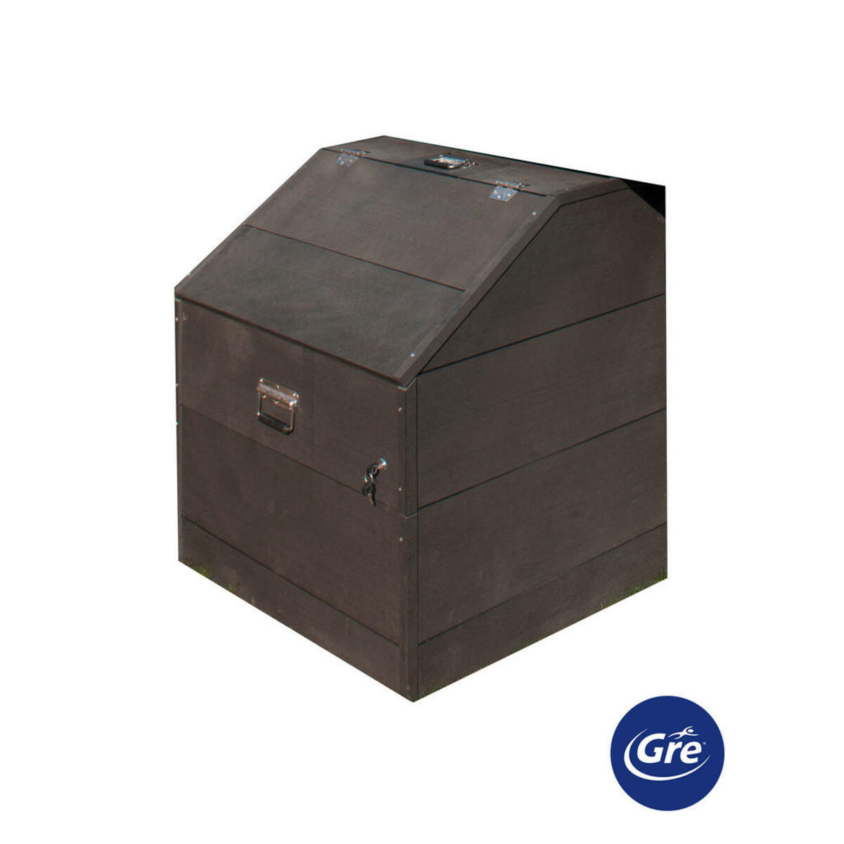 Bild 1 von Gre Pool-Technikraum 2024, Grau, Holzwerkstoff, 80x89x60 cm, Freizeit, Pools und Wasserspaß, Poolzubehör, Weiteres Poolzubehör