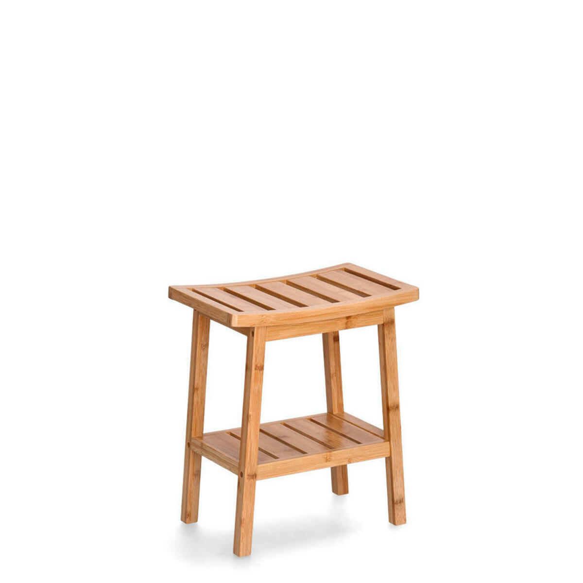 Bild 1 von Zeller Present Hocker, Natur, Holz, Bambus, 40x25x46 cm, Wohnzimmer, Hocker, Sitzhocker