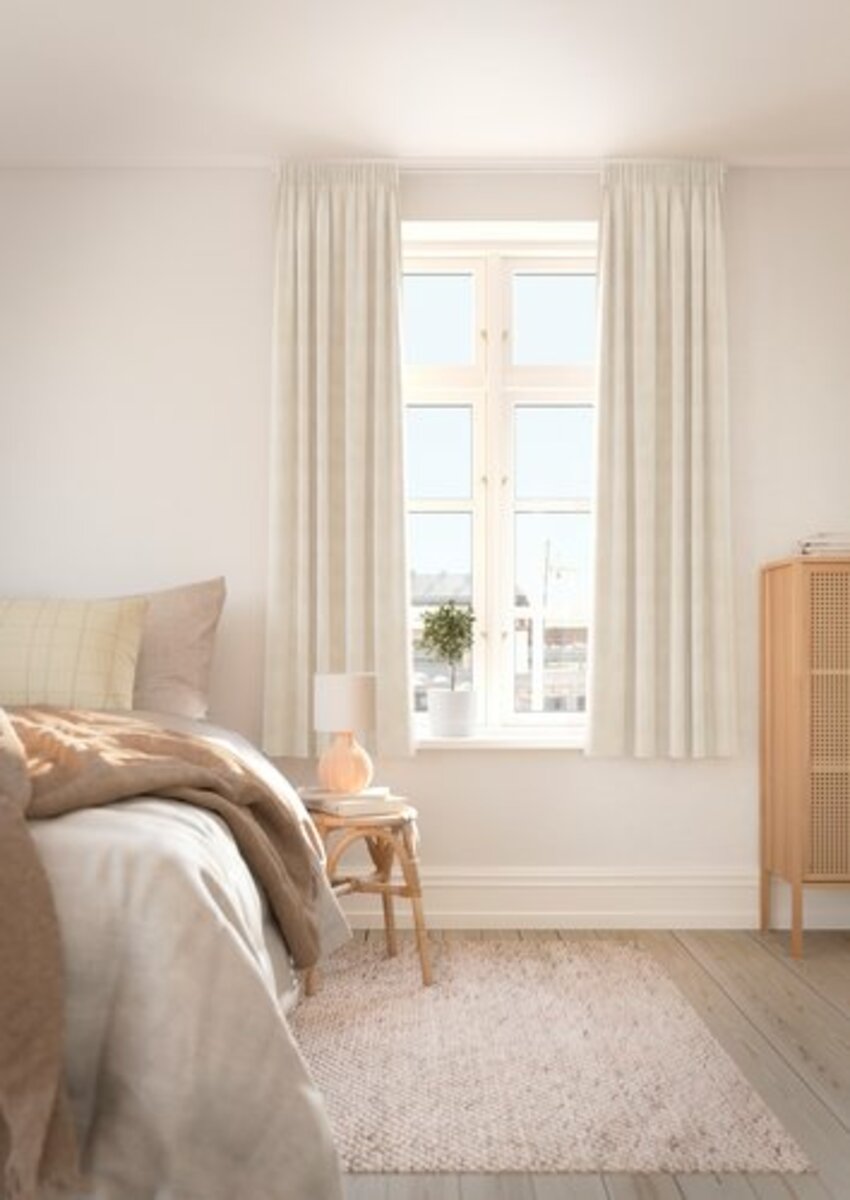 Bild 4 von Dekoschal AUSTRA 1x140x175 Samt beige